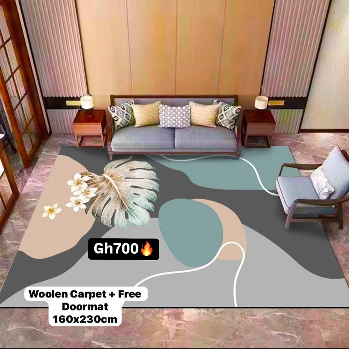 Beautiful and soft carpet for the house