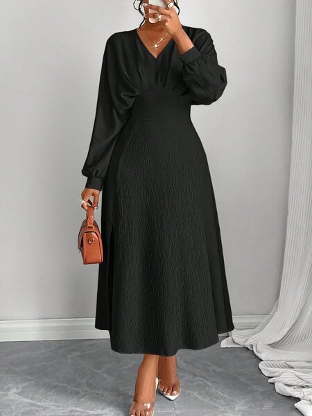 Robe Élégante à Manches Longues