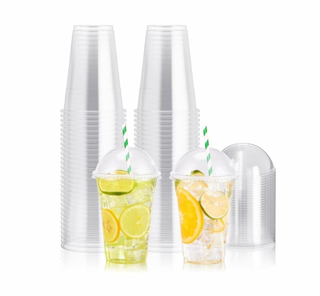 Gobelets jetables transparents 50pcs