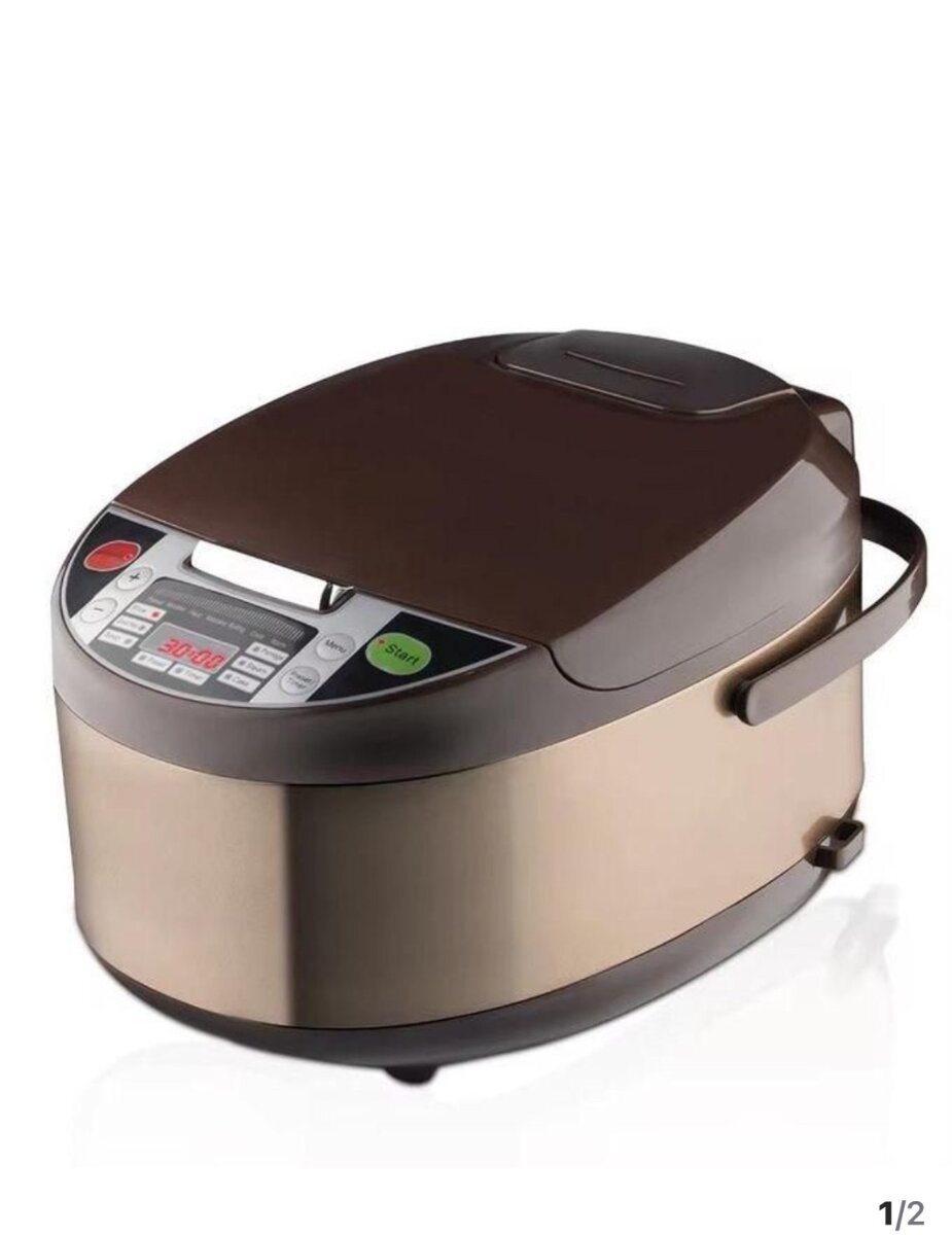 Smart Multi-Function Electric Rice Cooker - 5L - Brown