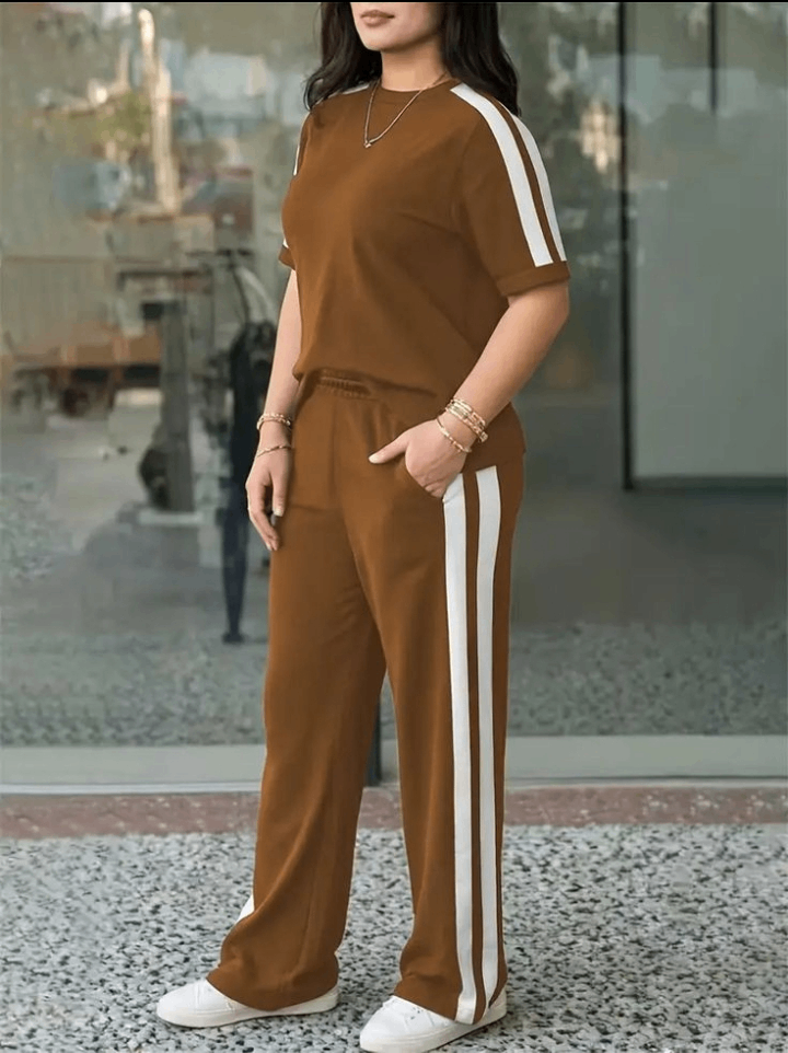 Ensemble décontracté marron