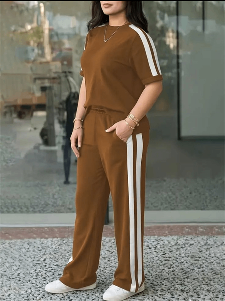 Ensemble décontracté marron