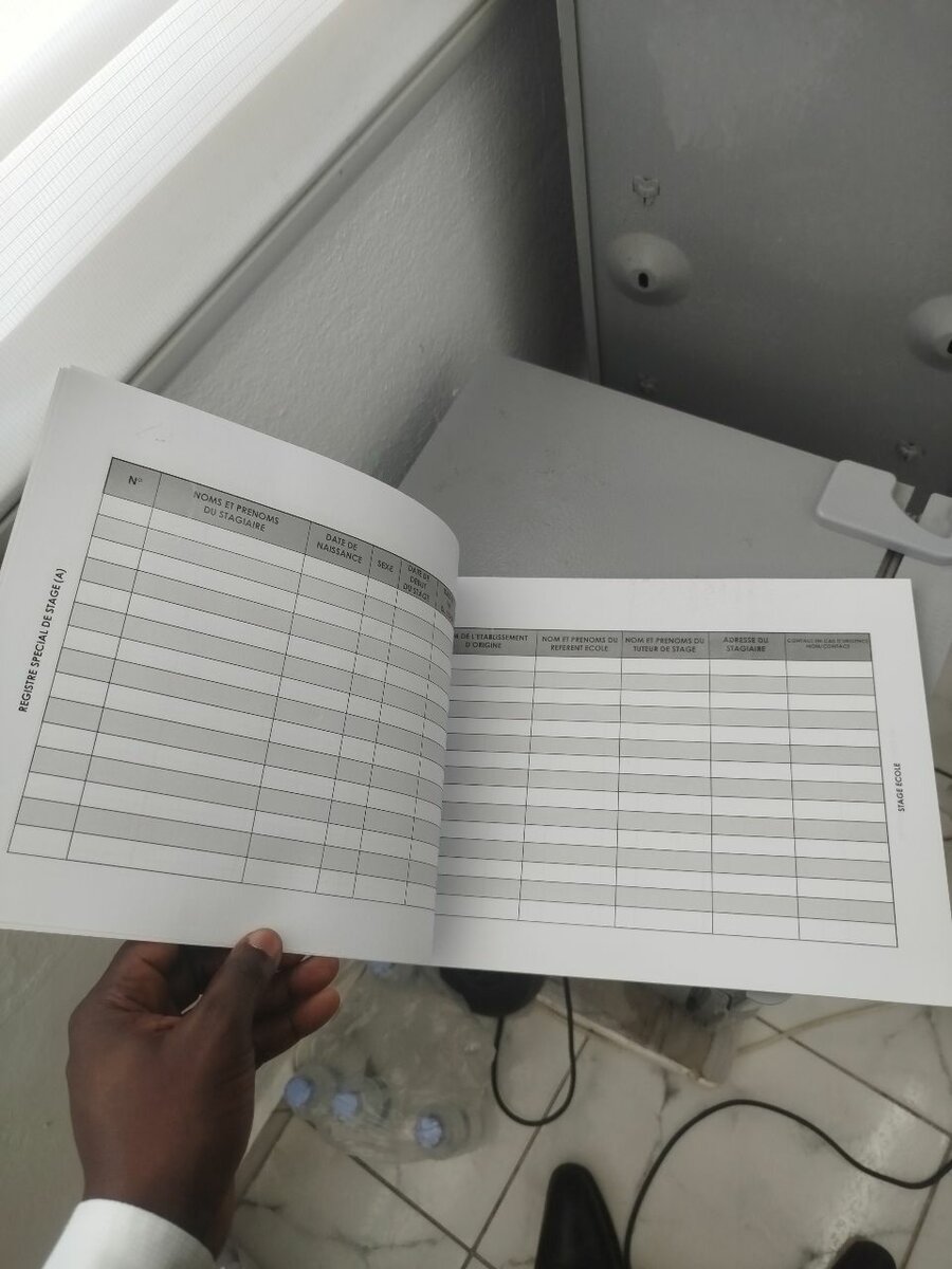 Registre Spécial de Stage École