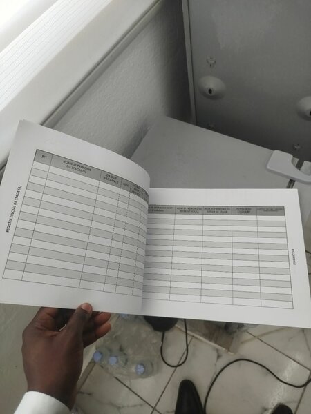 Registre Spécial de Stage École