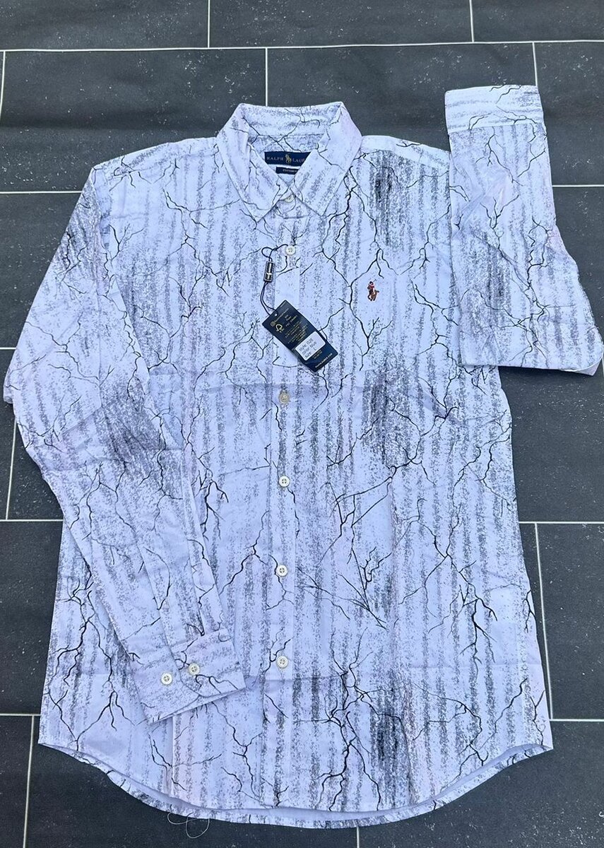 Chemise à rayures homme