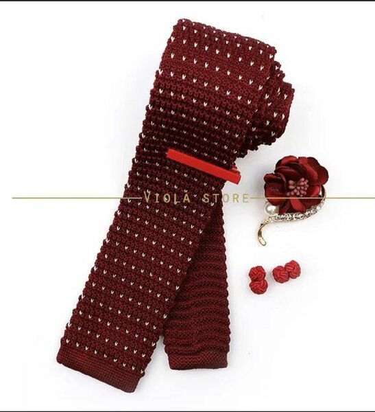 Cravate en tricot élégante