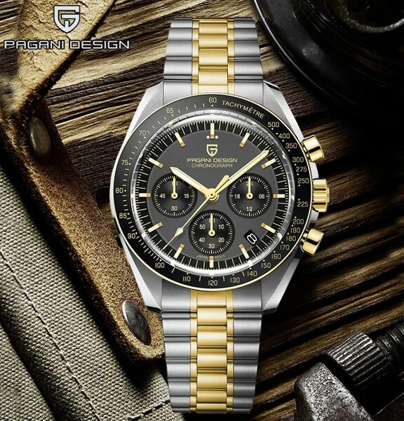 Montre Chrono Lux Verre Saphir