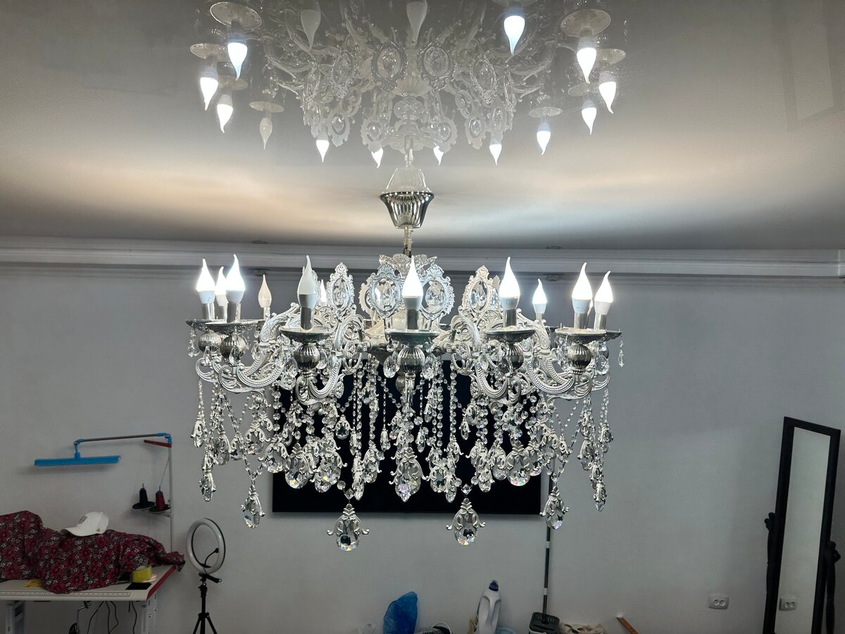 Люстра со Шведским стеклом