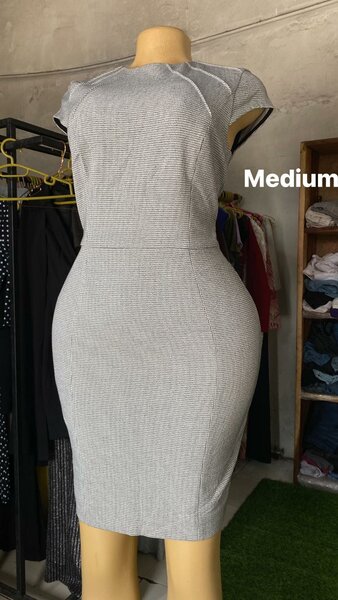 Beautiful and comfortable women's dress grey