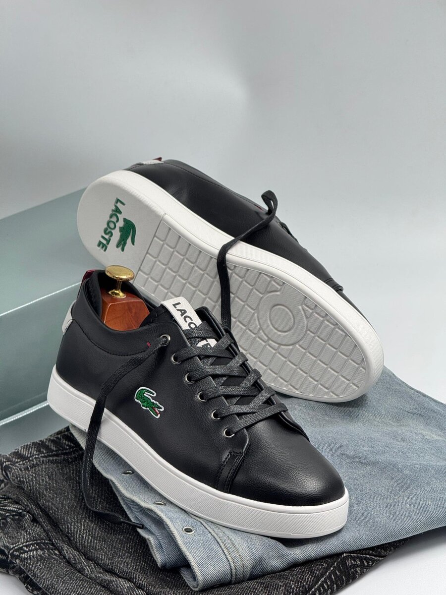 LACOSTE BLACK AND WHITE