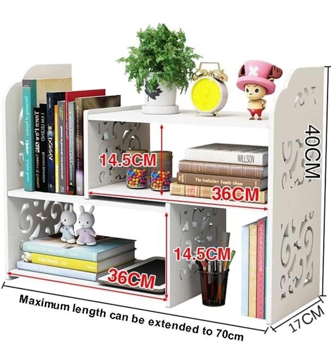 Étagère de Bureau Extensible