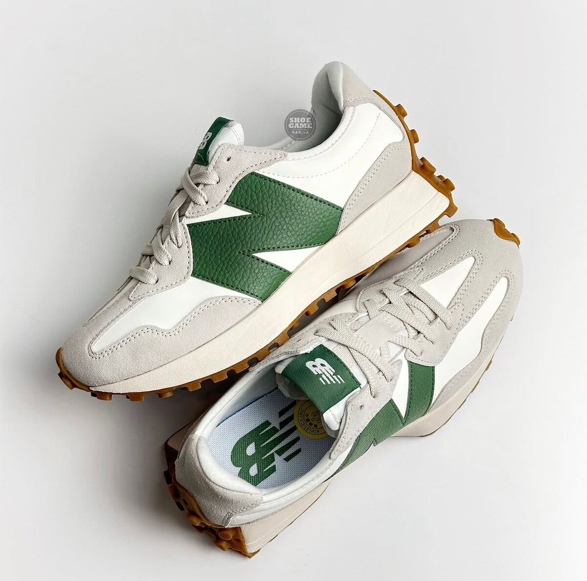 Baskets New Balance Vertes