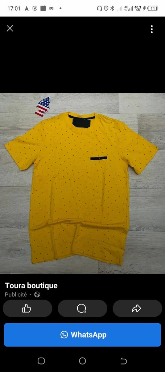 T-shirt coloré tendance