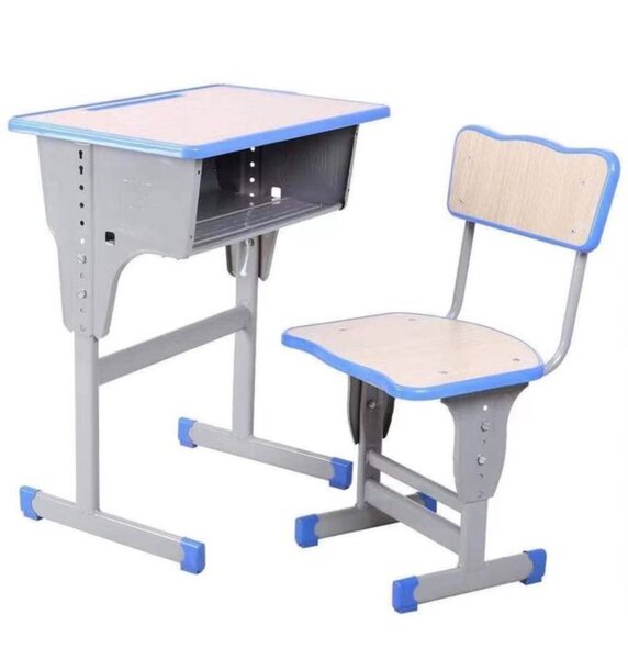 Student Table and Chair Set - Grey/Blue