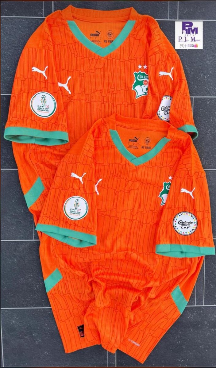 Maillot de Côte dIvoire2025-26