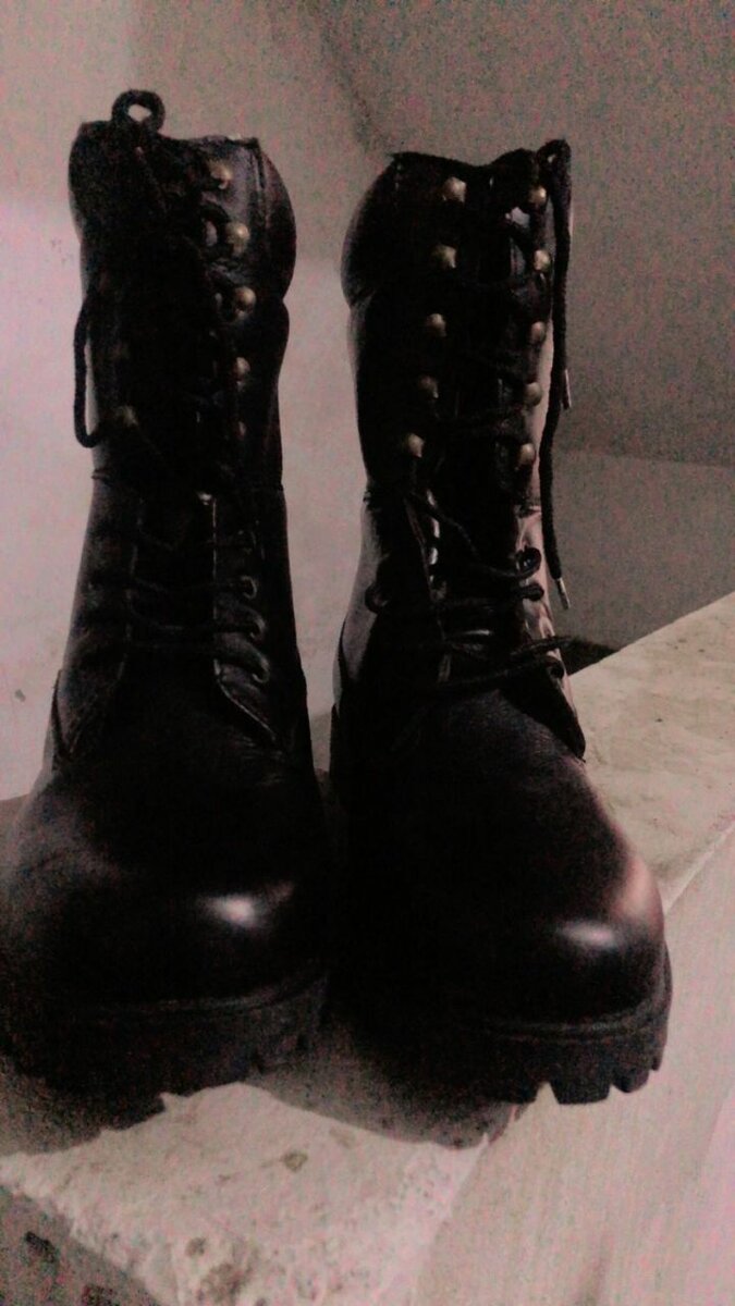 New Long boots leather 42 size