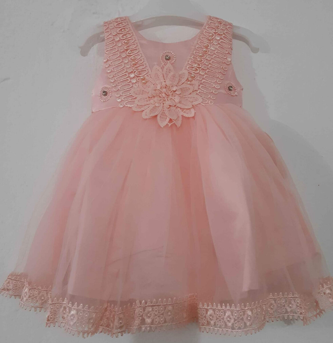 Robe Enfant Tulle Fleurie