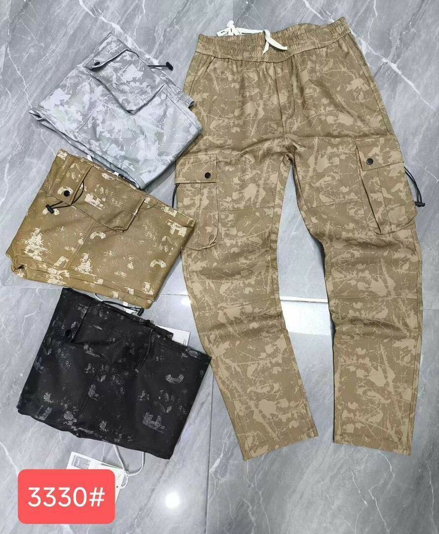 Pantalons cargo camouflage homme