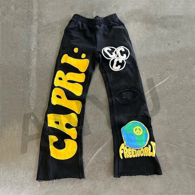 Pantalons cargo graphiques