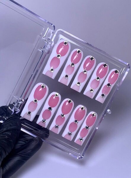 Ongles Press-Ons Éclatants