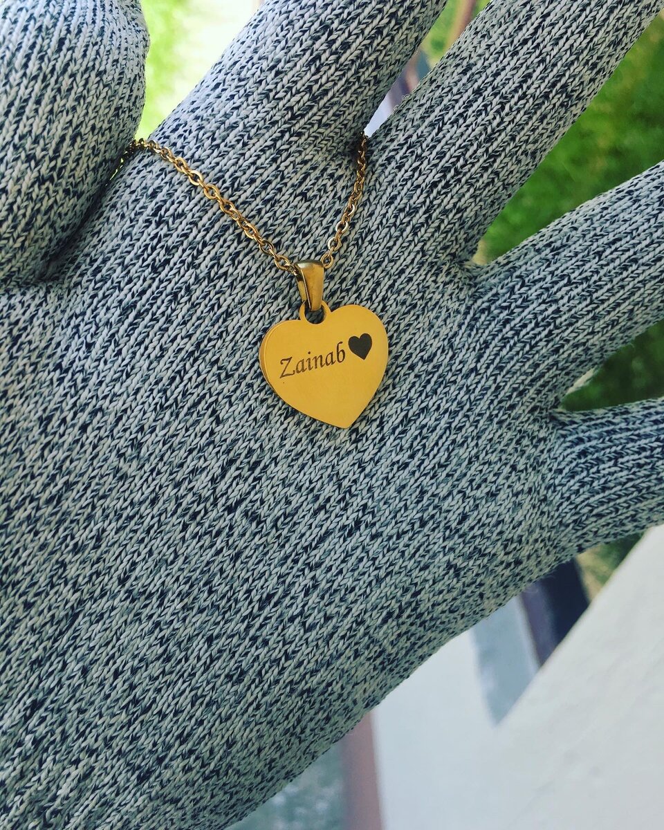 Heart necklaces