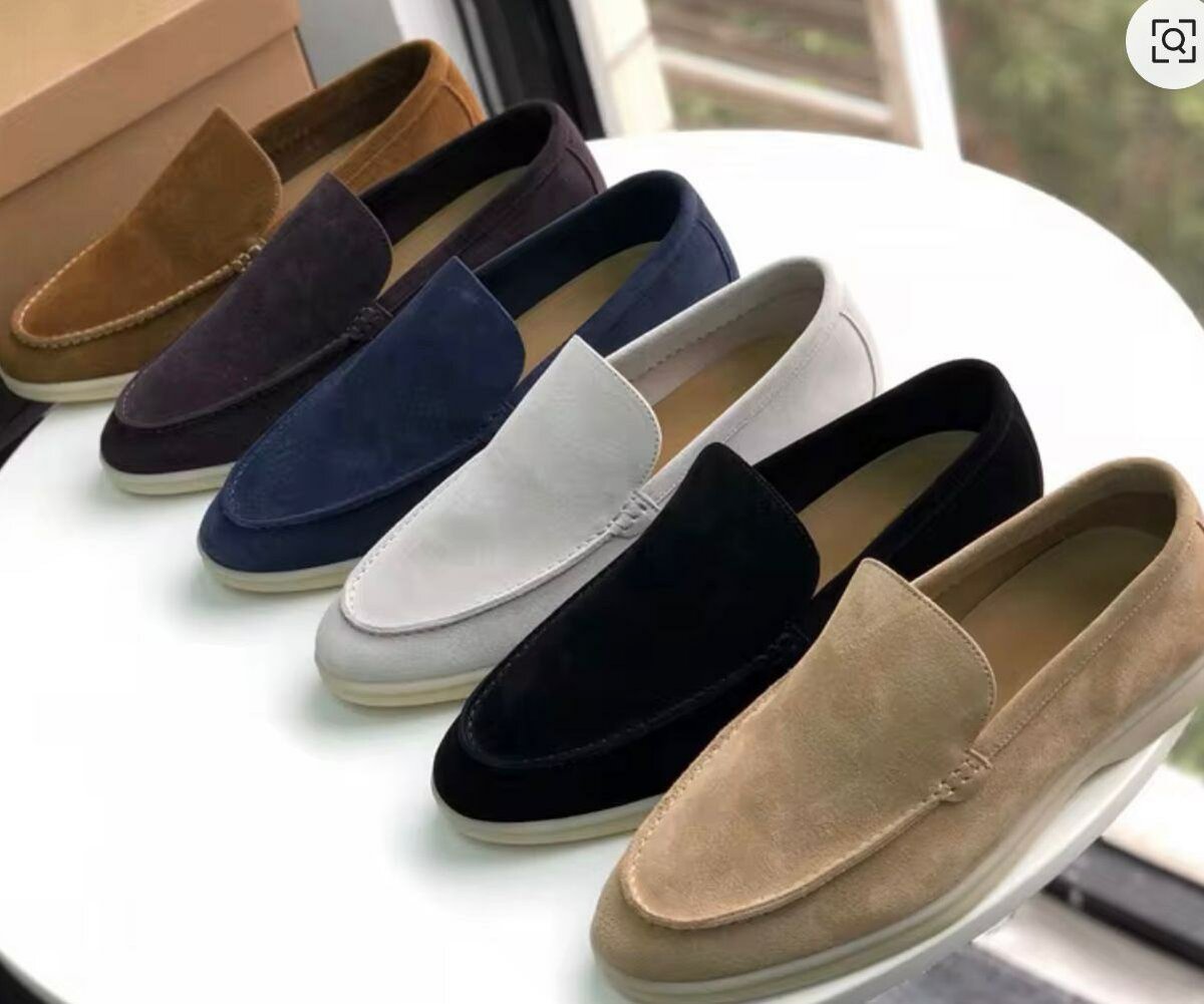 Mocassins en daim élégants