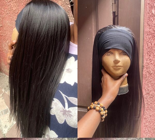 Perruque bandeau lisse L20