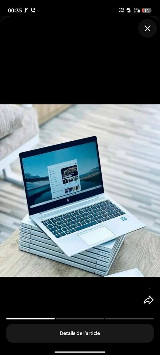 Ordinateur Portable HP Fiable