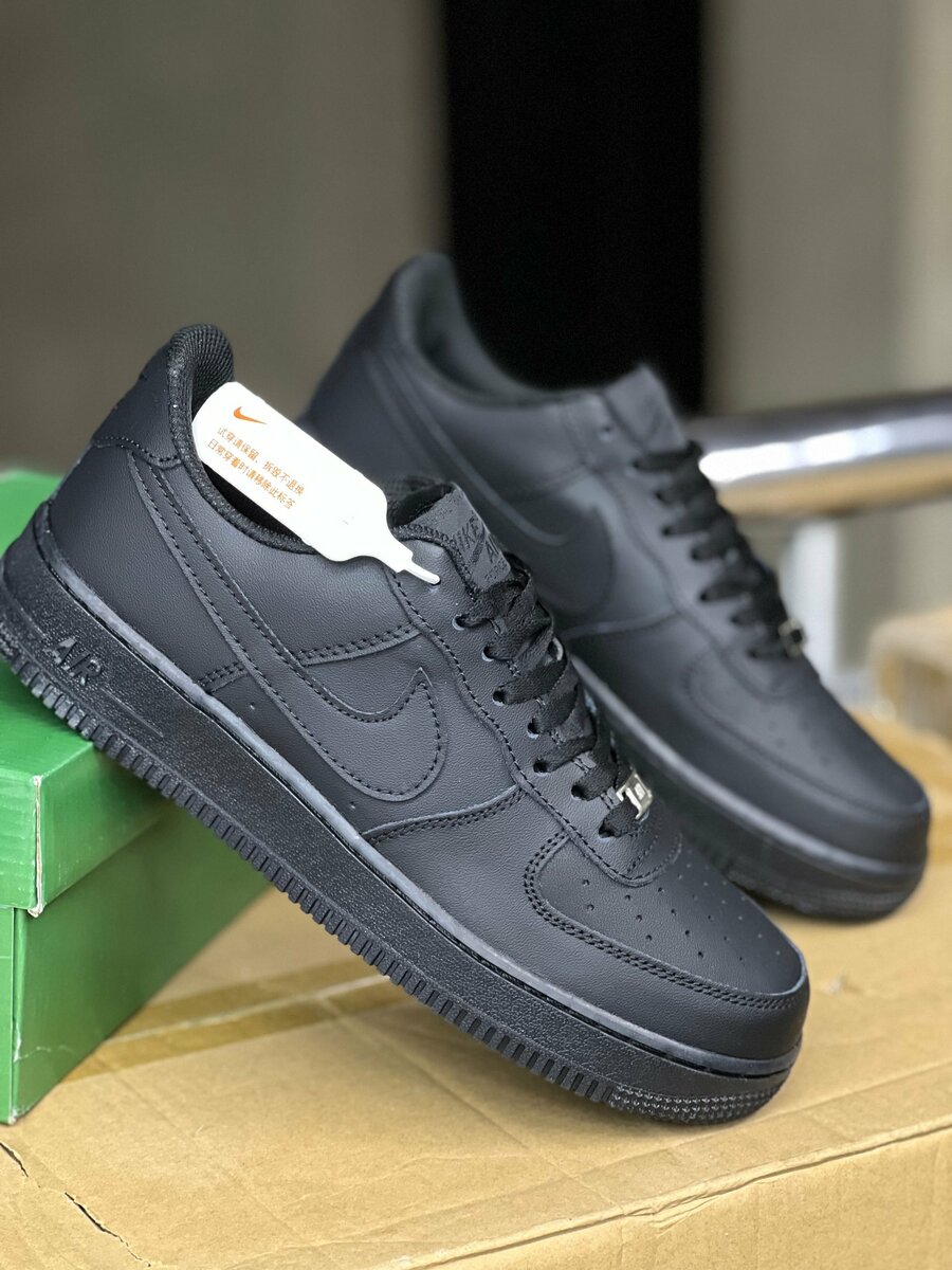Baskets noires Air Force 1
