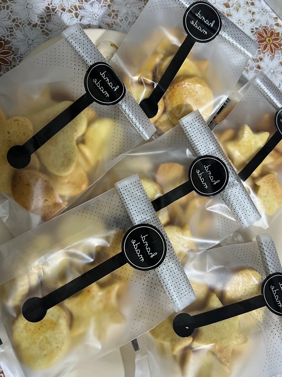 Biscuits petit four en sachet