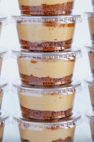 Desserts individuels au spéculoos