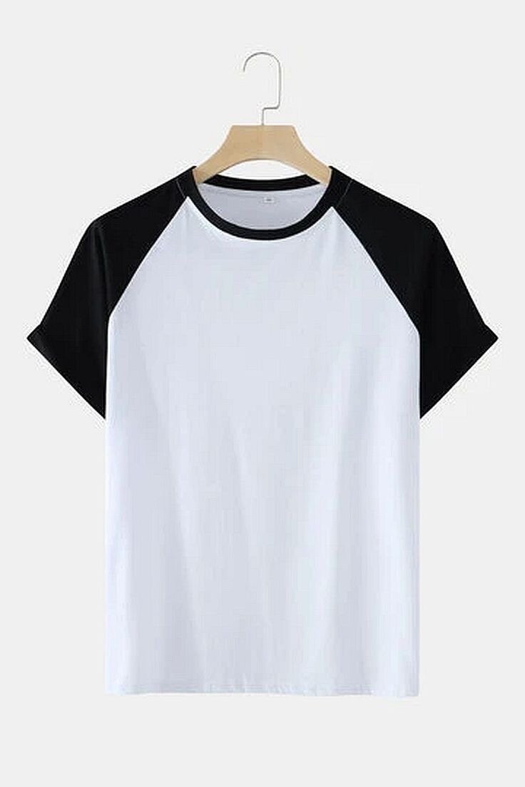 T-shirt bicolore raglan unisexe