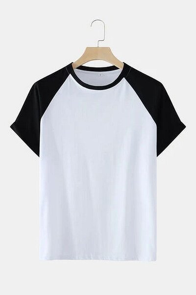 T-shirt bicolore raglan unisexe