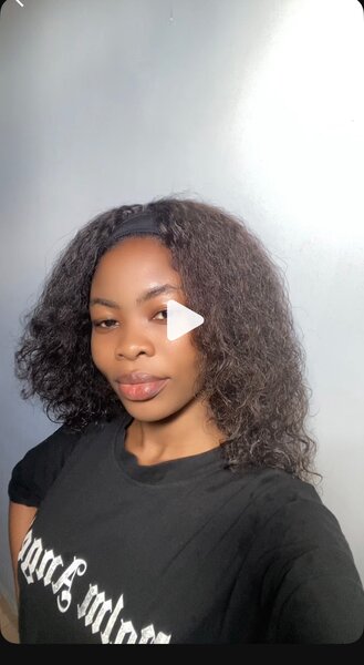 Perruque bandeau effet métisse