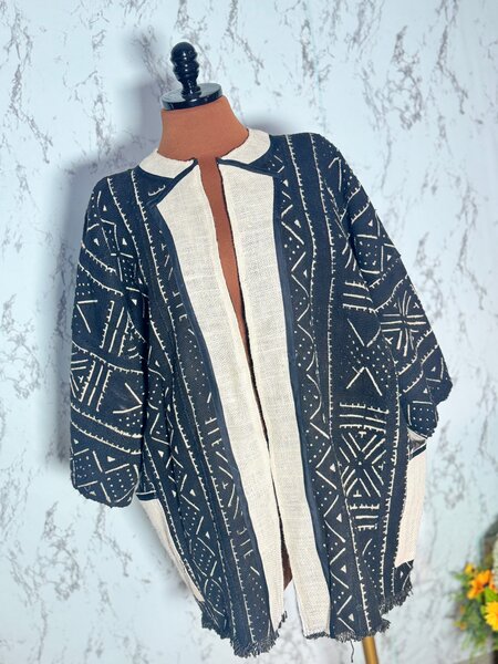 Kimono ethnique coton