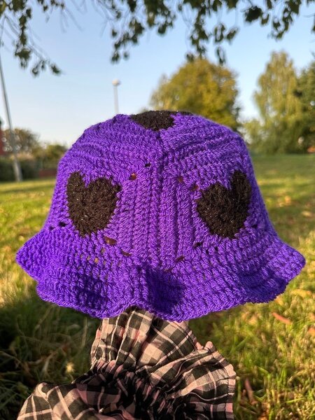 Granny square hat