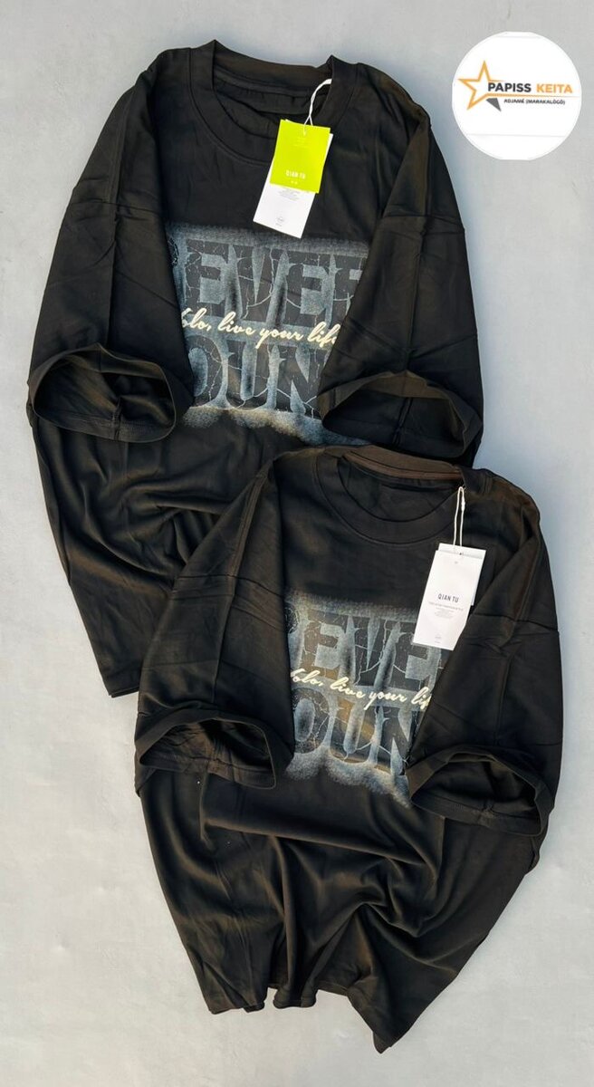 T-shirt imprimé unisexe