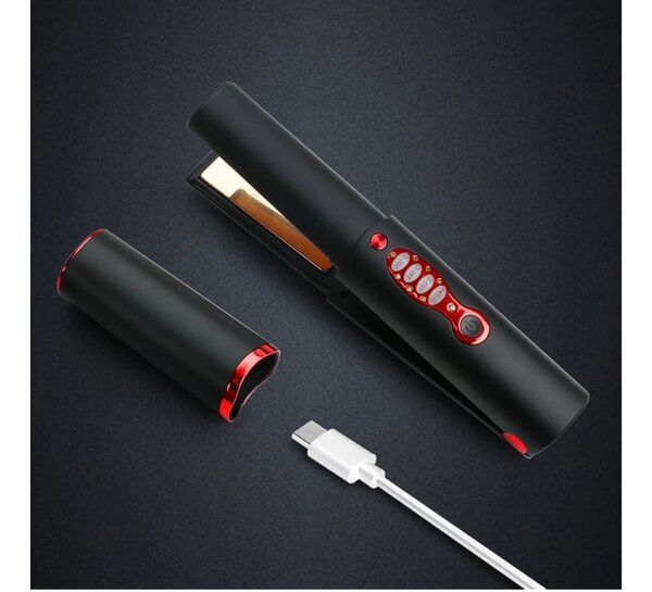 Cordless Hair Straightener & Curler 2 in 1