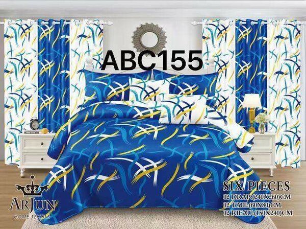 Parure de lit 6 pièces élégante