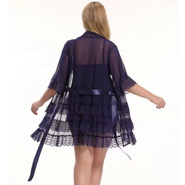 Robe de nuit en dentelle élégante