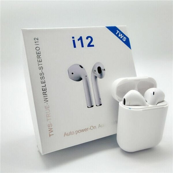 Original i12 Earbuds / Bluetooth Handsfree / Wireless Headse