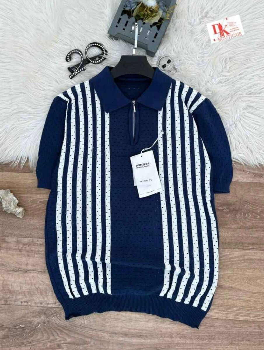 Polo à rayures classique