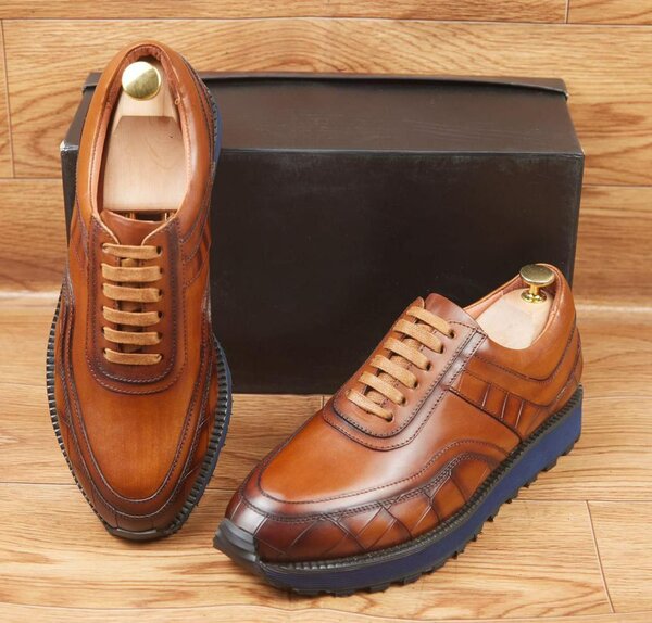 Chaussures Derby en cuir homme