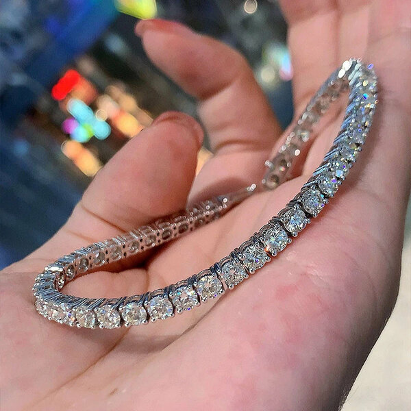 Bracelet en diamant étincelant