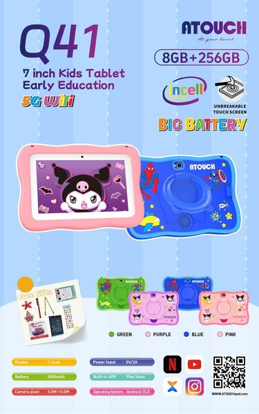 Tablette Enfants 7'' Atouch