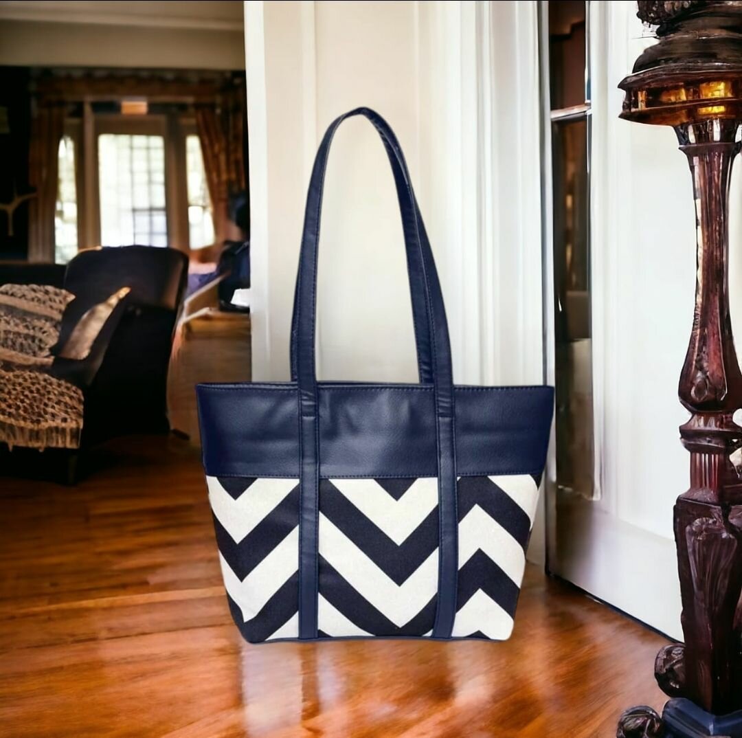Zig Zag Tote Bag