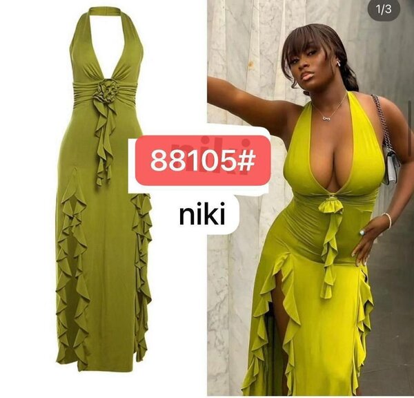 Robe longue évasée élégante