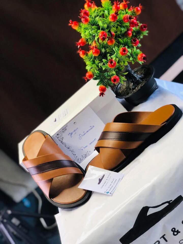 Sandales Homme en Cuir Élégant