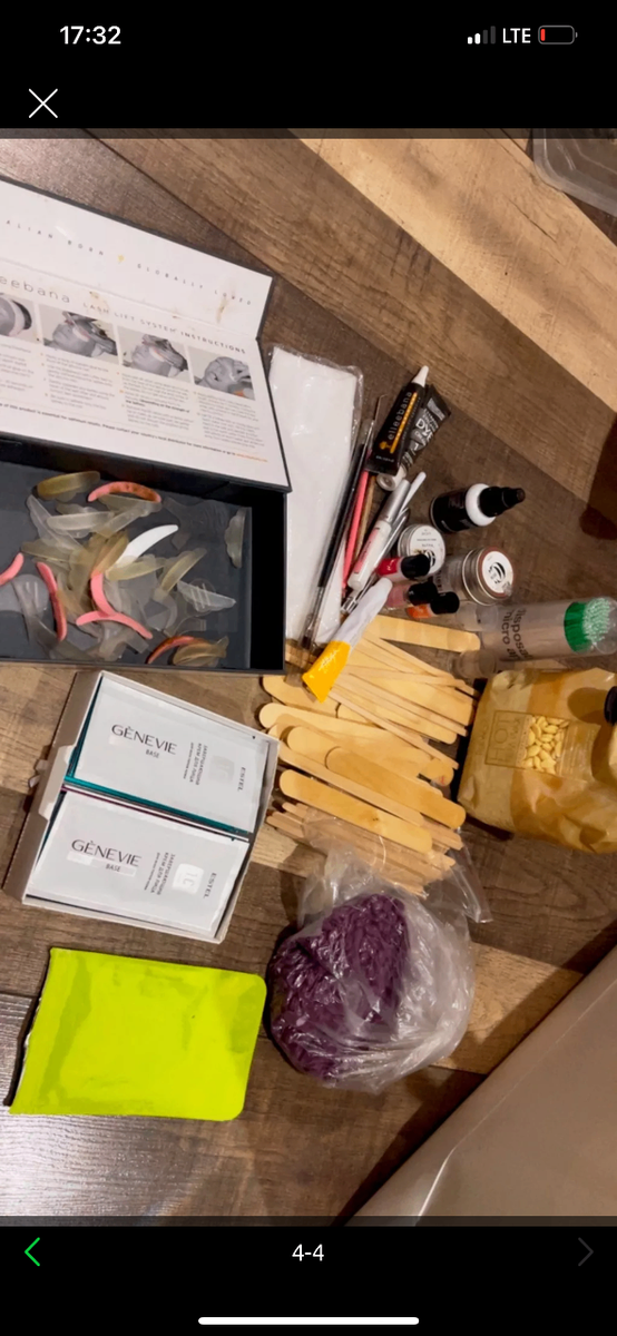 Все для ламинирования ресниц /бровей и коррекции бровей