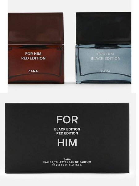 Zara For him Red&Black Edition